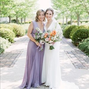 Lavendar bridesmaids dress